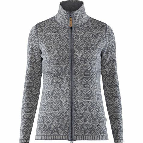 Fjallraven Snow Flake Sweater Grey Singapore For Women (SG-489925)